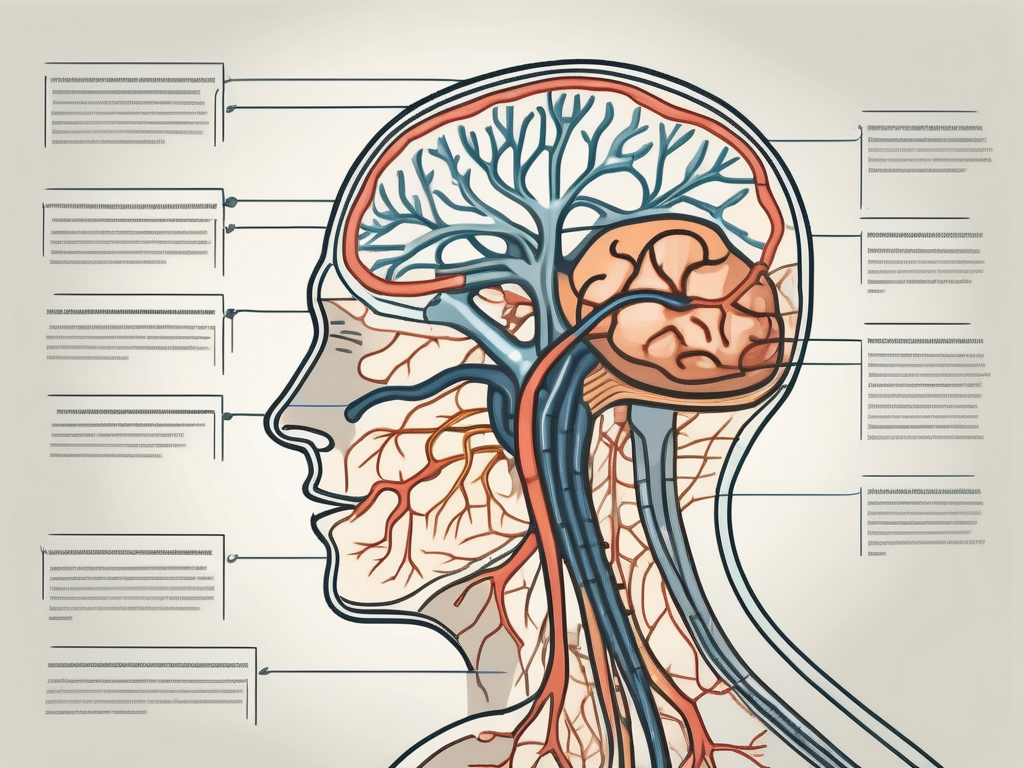 The human nervous system focusing on the accessory nerve