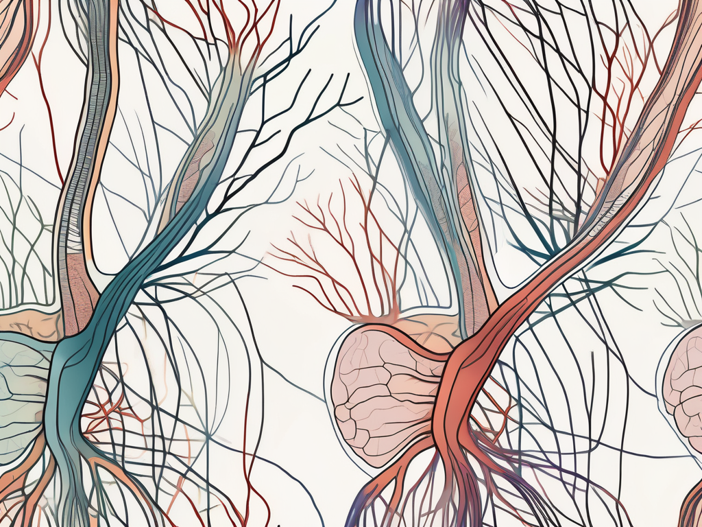 The nervous system highlighting the parasympathetic nerves